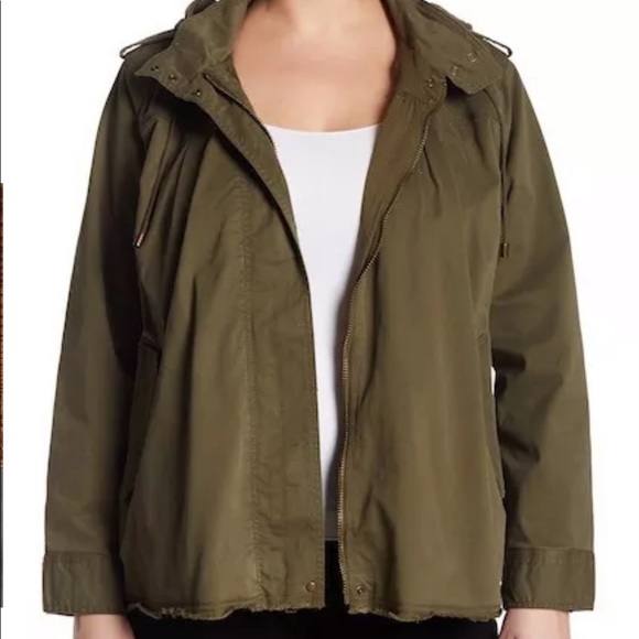 Lucky Brand Raw Edge Military Style Jacket NWT - Picture 1 of 7